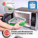 Pizza Pack Silicone Storage Container - Green