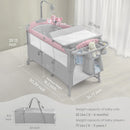 Baby Bassinet Bedside Crib - Pink