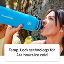Insulated Stainless Steel Bottle - Plum