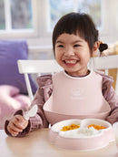 Feeding Bib Set - Powder Pink