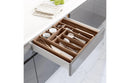 4-Piece Acacia Wood Expandable Drawer Organizer Box Set