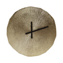All Things Decor 16" Sancia Metal Wall Clock Diameter Gold