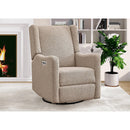 Electronic Power Recliner and Swivel Glider - Sand