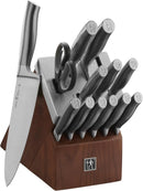 HENCKELS Graphite 14-Piece Self-Sharpening Knife Block Set - Black