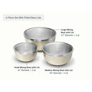 6-Piece Mixing Bowl Set - Butter