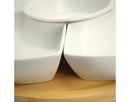 6pc Stoneware Serving Set - White