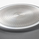 6qt Nonstick Ceramic Coated Aluminum Stock Pot - Dark Gray