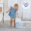 Toddler Training Toilet with Flip-Up Seat and Lid - White