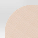 Textured Faux Leather Chargers - Light Tan