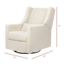 Kiwi Recliner and Swivel Glider - Performance Ivory Boucle