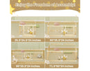 Wooden Baby Playpen - Adjustable Gate