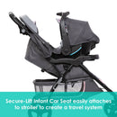 EZ Ride SE Travel System with Secure-Lift Infant Car Seat - Bluebell
