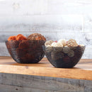 Set of 2 Metal Wire Baskets for Storage and Organization - Decorative Display for Fruits, Vegetables, Breads, or Collectibles