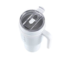 40oz Vacuum Insulated Stainless Steel Straw Tumbler Mug - White