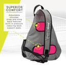 Pickleball Sling Bag - Gray/Pink
