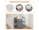 Baby Corner Changing Table - Gray