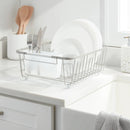Small Steel Dish Drainer Brushed - Nickel
