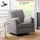 Ethan Swivel Recliner - Performance Gray Linen