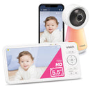 VTech 5.5” HD Smart Fixed Position Video Baby Monitor