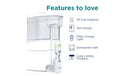 Plus 30-Cup Dispenser Filtration System White