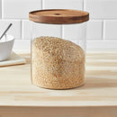 105oz Glass Storage Canister with Wood Lid - Threshold™
