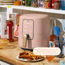 6 Qt Air Fryer With TurboCrisp Technology And Touch-Activated Display, Rose