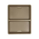Divided Oblong Nonstick Baking Pan - Brown