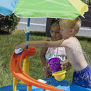 Two-Tier Blue Plastic Outdoor Water Table - Multi-color