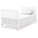 Colby 4-in-1 Convertible Mini Crib with Trundle - White