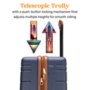 Expandable Spinner Luggage Set - Navy