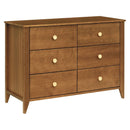 Sprout 6-Drawer Dresser - Chestnut/Natural