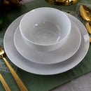 18pc Porcelain Dinnerware Set - White