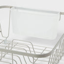 Small Steel Dish Drainer Brushed - Nickel
