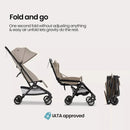Velo Lightweight Travel Stroller - Khaki