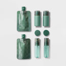 8pc Complete Travel Toiletry Set - Dark Ivy