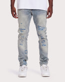 Crysp Denim Atlantic Slim Light Wash Jeans