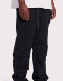 THE LEVERAGE Basic Nylon Cargo Pants