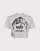 Civil Clothing Rose Year Crop White Tee
