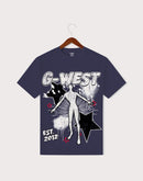 GWEST Dazzling Dynamo AJ6 Navy Tee