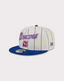 New Era MLB Atlanta Braves 9FIFTY Pinstripe Snapback Hat