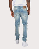 Grindhouse Slim Fit Taper Vintage Distressed Denim Jeans