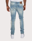 Grindhouse Slim Fit Taper Vintage Distressed Denim Jeans