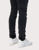 Grindhouse Cabo Slim Fit Lightning Effect Taper Denim Jeans