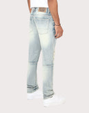 Grindhouse Slim Fit Taper Distressed Vintage Denim Jeans