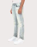 Grindhouse Slim Fit Taper Distressed Vintage Denim Jeans