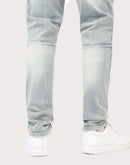 Grindhouse Slim Fit Taper Distressed Vintage Denim Jeans