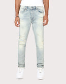 Grindhouse Slim Fit Taper Distressed Vintage Denim Jeans