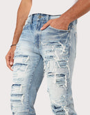 Grindhouse Ashley Slim Fit Heavy Distressed Denim Jeans
