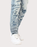 Grindhouse Ashley Slim Fit Heavy Distressed Denim Jeans