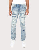 Grindhouse Ashley Slim Fit Heavy Distressed Denim Jeans